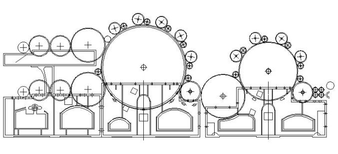 雙錫（xī）林雙道夫梳理（lǐ）機結構示意圖