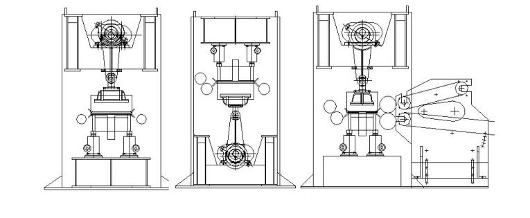 針刺機結構示意圖 針刺機結(jié)構(gòu)示意圖