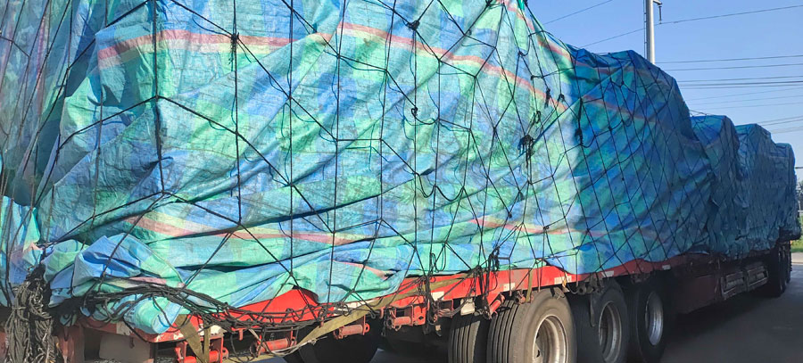 5米寬（kuān）三層網無膠棉生產線發往寧德（dé）